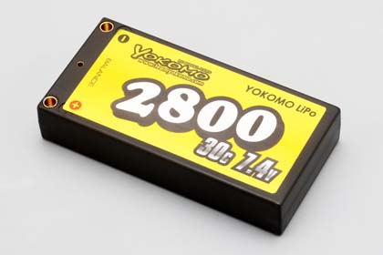 Yokomo YB-P228BE - Yokomo 7.4v - 2800mah Lipo Battery