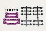 Yokomo RD-301ASP Aluminum Adjustable Suspension Mount Set Purple (for RD2.0)