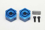 Yokomo Y2-011CBL8 Aluminum clamp type wheel hub (Blue) 8.0mm