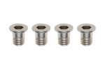 Yokomo ZC-F34SS M3x4 Flat Head Socket Step Screw (Silve) 4pcs.