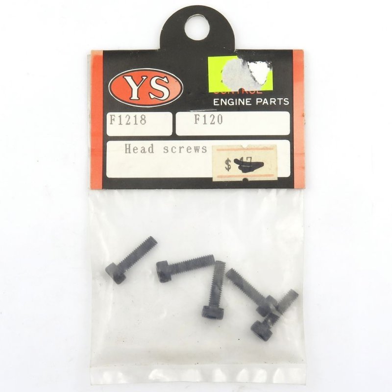 YS ENGINE CYLINDER HEAD SCREWS F120 #F1218
