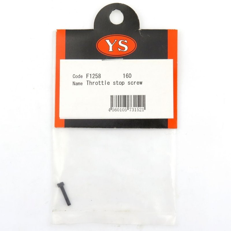 YS ENGINE THROTTLE STOP SCREW 160 #F1258